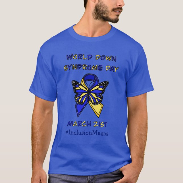 T-shirt Journée mondiale du syndrome de Down - 21 mars (Devant)