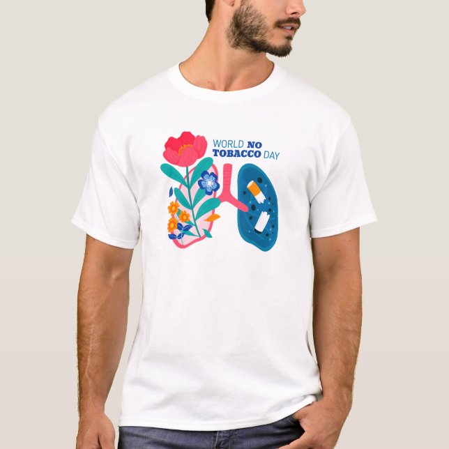 T-shirt Journée mondiale du tabac (Devant)