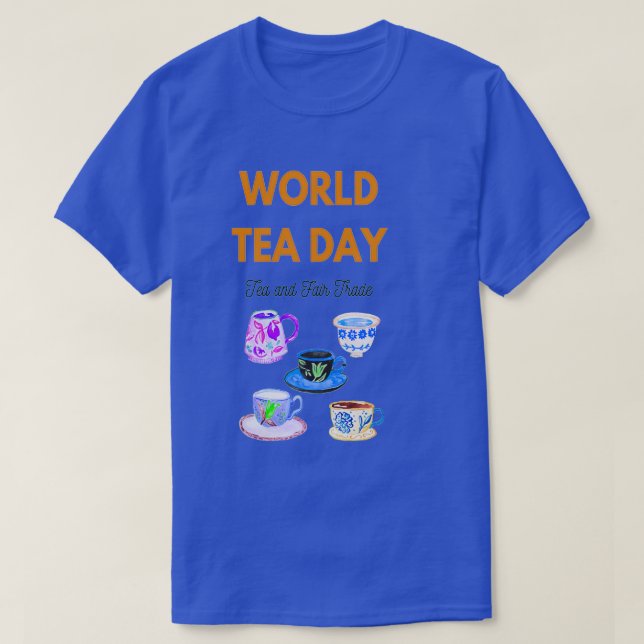 T-shirt Journée mondiale du thé 1 (Design devant)