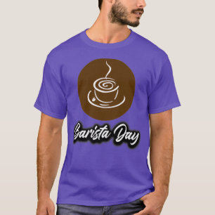 T-shirt Journée nationale barista 2022 barista jour amant