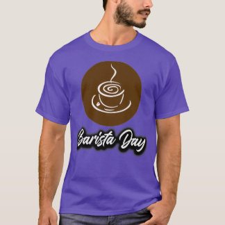T-shirt Journée nationale barista 2022 barista jour amant