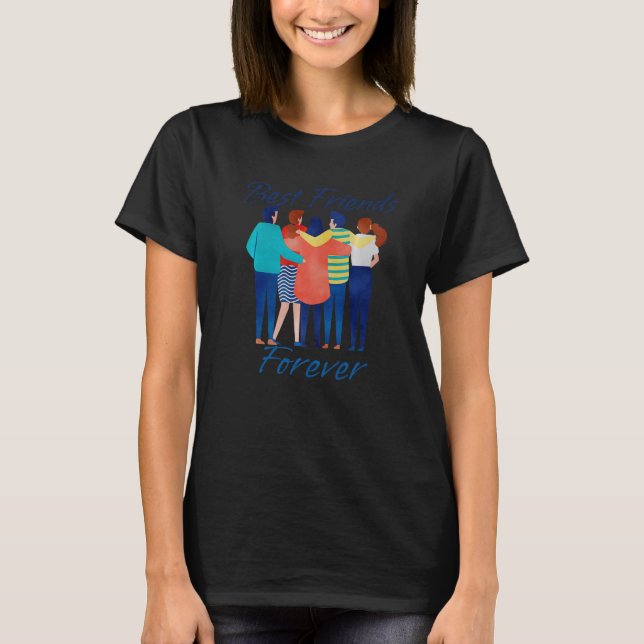 T-shirt Journée nationale de l'amitié Meilleurs amis pour  (Devant)