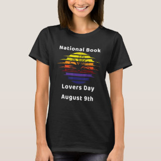 T-shirt Journée nationale des amoureux du livre avec desig