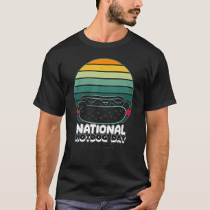 T-shirt Journée nationale des chiens chauds Joyeuse Journé