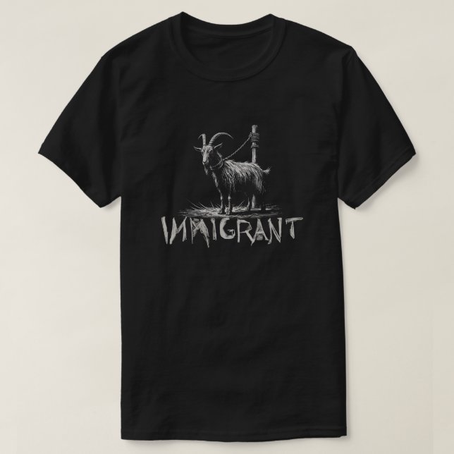 T-shirt Journée nationale des immigrants, 28 octobre (Design devant)