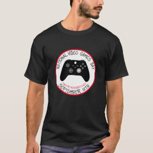 T-shirt Journée nationale des jeux vidéo 12 septembre