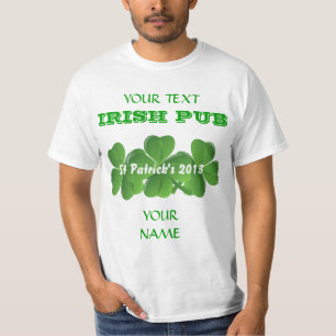 T-shirt Journée personnalisée de St Patrick