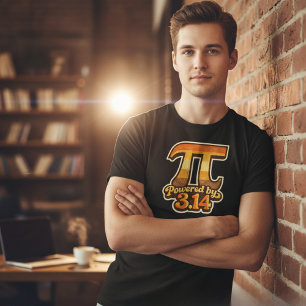 T-shirt Journee Retro Pi Alimenté par 3.14 Mathématiques V