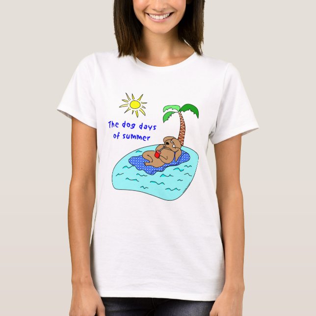 T-shirt Jours de chiens d'été (Devant)