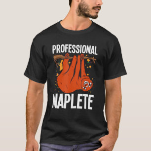T-shirt Jours de couchage professionnel Napper Sloth Lazy