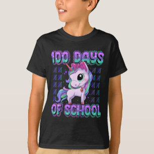 T-shirt Jours De L'École Unicorne 100 Jours Smarter 100ème