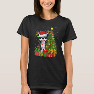 T-shirt Jours de Noël Père Noël Boston Terrier Chien Chris