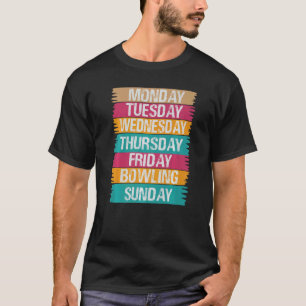 T-shirt Jours de semaine Travail Lundi Mercredi Vendredi S