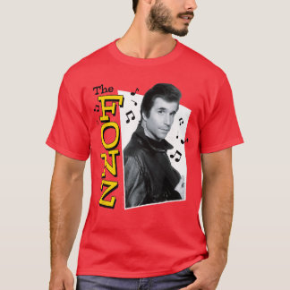 T-shirt Jours heureuxElle Fonz Notes de musique cadeau pou