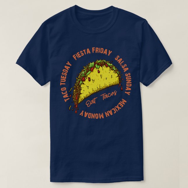 T-SHIRT JOURS TACO (Design devant)