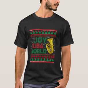 T-shirt Joy Tuba World Vilant Noël Sweet Music Amour