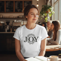 Joy Wreath Minimalist Christmas: Botanical Holiday
