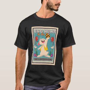 T-shirt Joyeuse Chasse Aux Oeufs De Pâques Sur Bunny Cute 