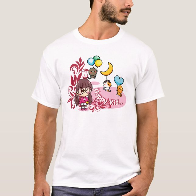 T-shirt Joyeuse chemise enfant (Devant)