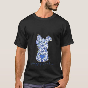 T-shirt Joyeuse Chinoiserie de Pâques Bunny Floral Cute