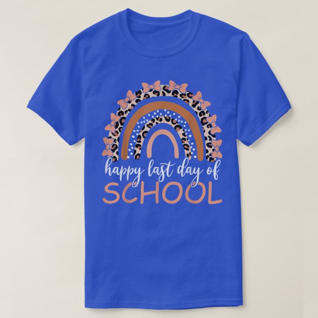 T-shirt Joyeuse Dernière Journée De L'École Leopard Boho A (Design devant)