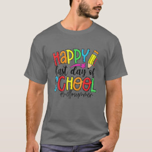 T-shirt Joyeuse Dernière Journée De L'Enseignant Étudiant