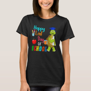 T-shirt Joyeuse Dernière Journée De Mignonne Tortue Avec L