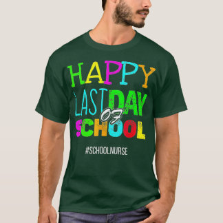 T-shirt Joyeuse Dernière journée d'école amusante école d'