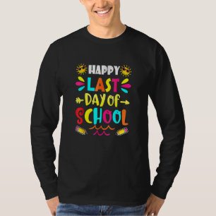 T-shirt Joyeuse Dernière Journée D'Enseignant Diplôme D'Ét