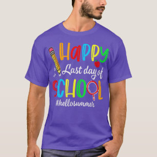 T-shirt Joyeuse Dernière Journée D'Enseignant Enfants Dipl