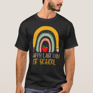 T-shirt Joyeuse Dernière Journée D'Enseignant Étudiant Rai