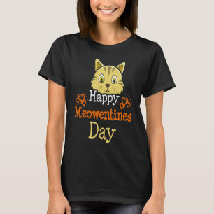 T-shirt Joyeuse Fête de la Saint-Valentin Éleveuse de Chat