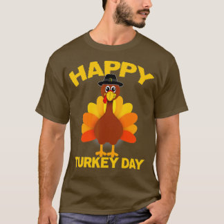 T-shirt Joyeuse fête de la Turquie Jour d'Action de grâce