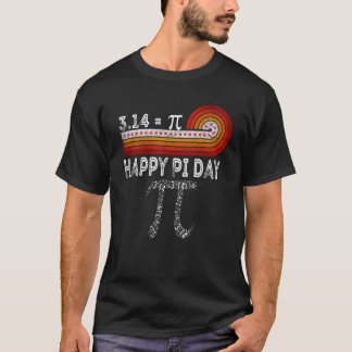 T-shirt Joyeuse fête de Pi en direct tous les jours drôle