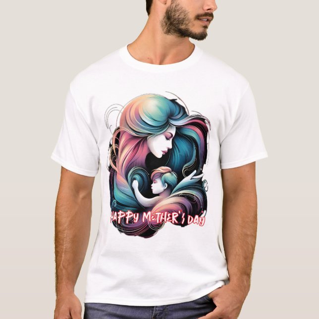 T-shirt Joyeuse fête des mères (Devant)