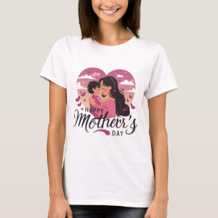 T-shirt Joyeuse fête des mères élégante