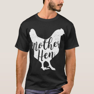T-shirt Joyeuse Fête Des Mères Poulet Mère Hen Pour Femmes