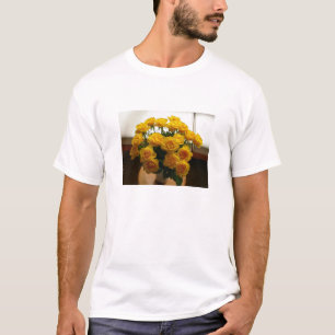 T-shirt Joyeuse fête des mères Roses jaunes