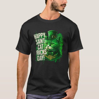 T-shirt Joyeuse Fête des Tours de Chat de la Saint-Patrick