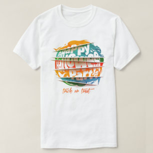 T-shirt Joyeuse Fête D'Halloween Pour Hommes Costume T-Shi