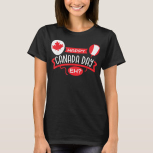 T-shirt Joyeuse fête du Canada EH Funny Maple Leaf drapeau