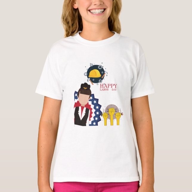 T-shirt Joyeuse fête du Travail (Devant)