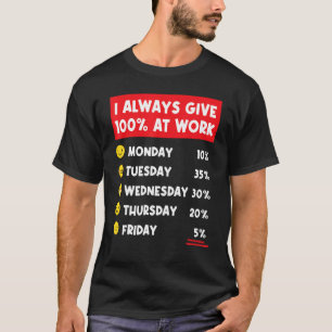 T-shirt Joyeuse Fête Du Travail 100% Au Travail Agent Mama