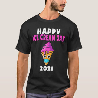 T-shirt Joyeuse journée de la crème glacée 2021 Crème glac