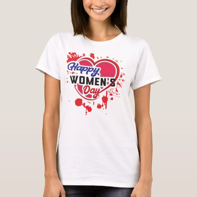 T-shirt Joyeuse Journée des Femmes - Marche des Femmes Vot (Devant)