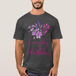 T-shirt Joyeuse journée des mères nous vous aimons maman (