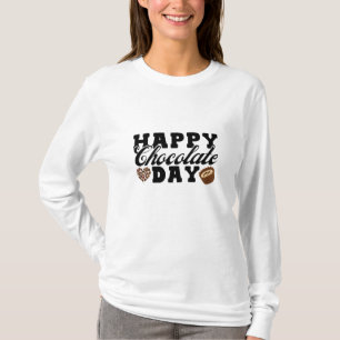 T-shirt Joyeuse journée du chocolat, Joyeuse de l'amoureux