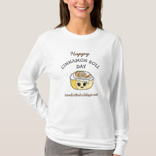 T-shirt Joyeuse Journée du rouleau de cannelle 4 octobre