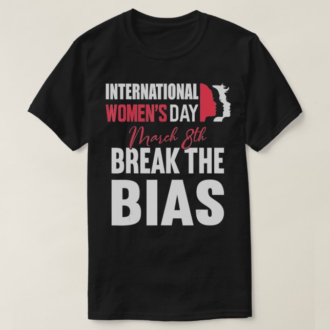 T-shirt Joyeuse Journée internationale des femmes 8 mars 2 (Design devant)