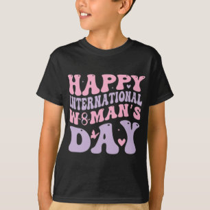 T-shirt Joyeuse Journée Internationale des Femmes Retro De
